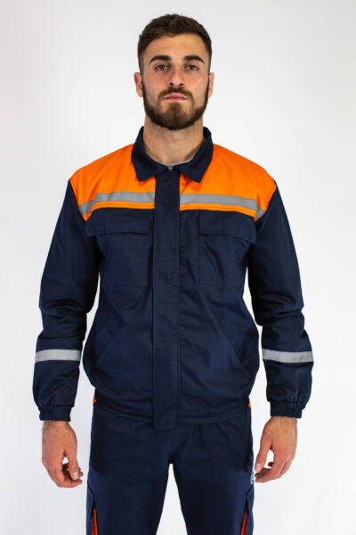 Radna bluza WORK 3 - Teget / Narandžasta