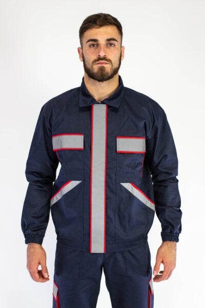 Radna bluza PROFY WORK D-4 FLUO - Teget