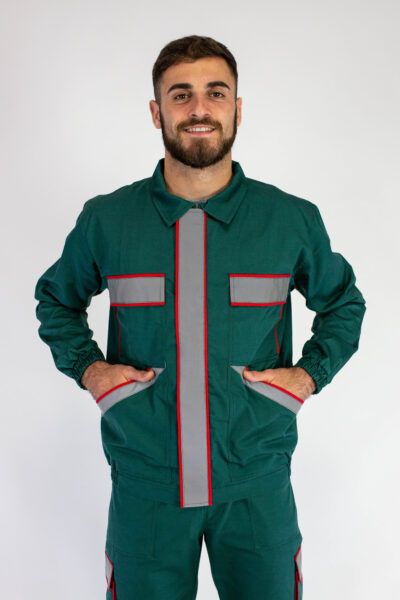 Radna bluza PROFY WORK D-4 FLUO - Zelena