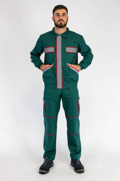 Radna uniforma PROFY WORK D-4 Fluo / Zelena