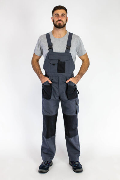 Radni polukombinezon PROFY WORK D-24 Sivo / Crni