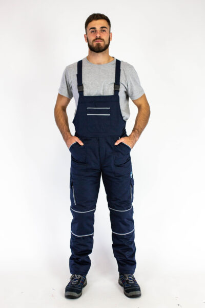 Radni polukombinezon WORK 5 - TERMO - Teget