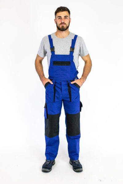 Radni polukombinezon PROFY WORK D-22 - Plavo / Crni